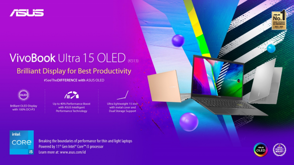 ASUS VivoBook Ultra 15 OLED (K513) Cocok untuk WFH dan Pembelajaran Jarak Jauh